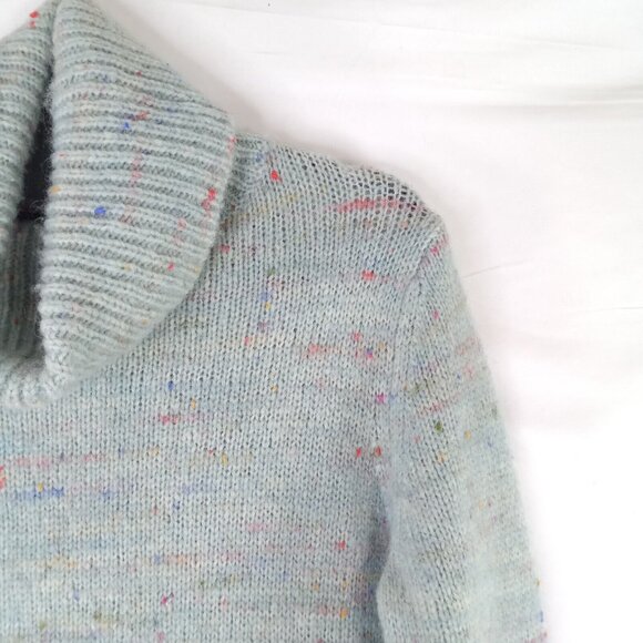Banana Republic Womens Pullover Sweater Size M Alpaca Wool Fuzzy Turtleneck Top - Picture 5 of 5